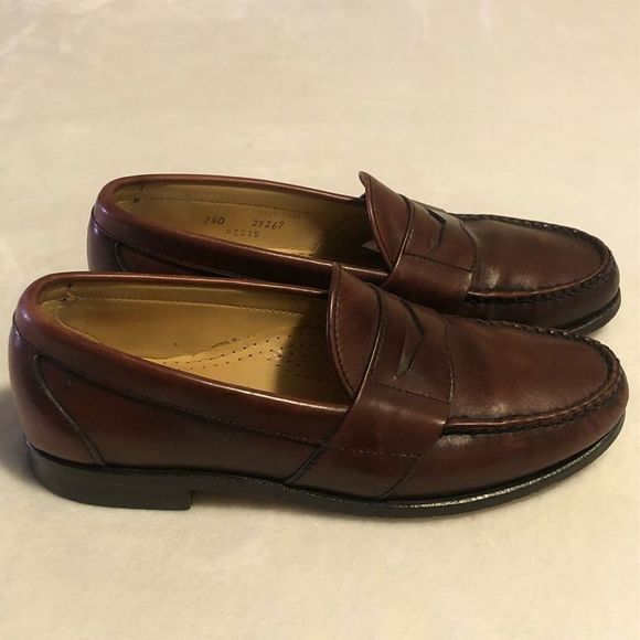Allen Edmonds Cameron Dark Brown Leather Loafers • Men’s Sz 7.6/Women’s Sz 9 - Picture 2 of 5